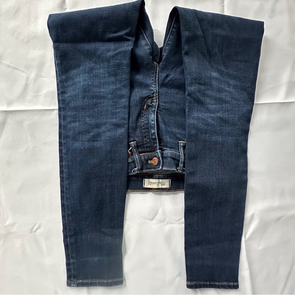 Madewell 9” high rise skinny dark wash denim jeans women’s 25‎ - Picture 9 of 16